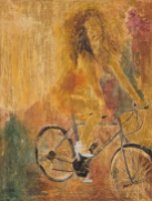 Mujer y bicicleta